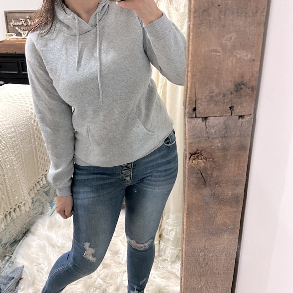 Gray Women's Hoodie size small - Picture 3 of 3